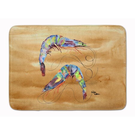 Carolines Treasures Shrimp Machine Washable Memory Foam Mat 8158-RUG
